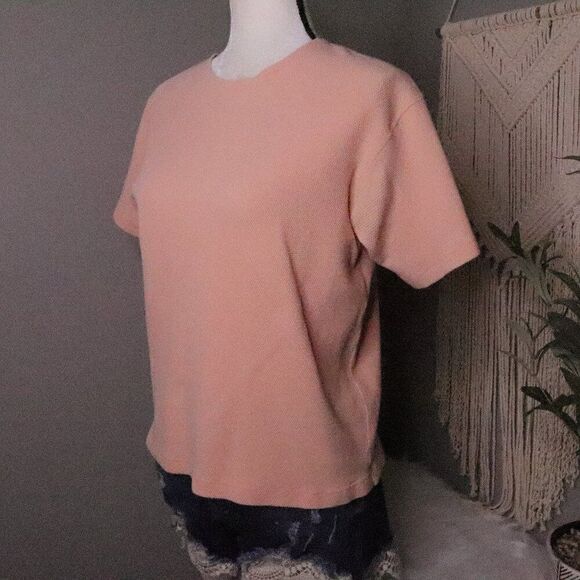 Vintage | 1990's Short Sleeve Textured T Shirt - Picture 1 of 7